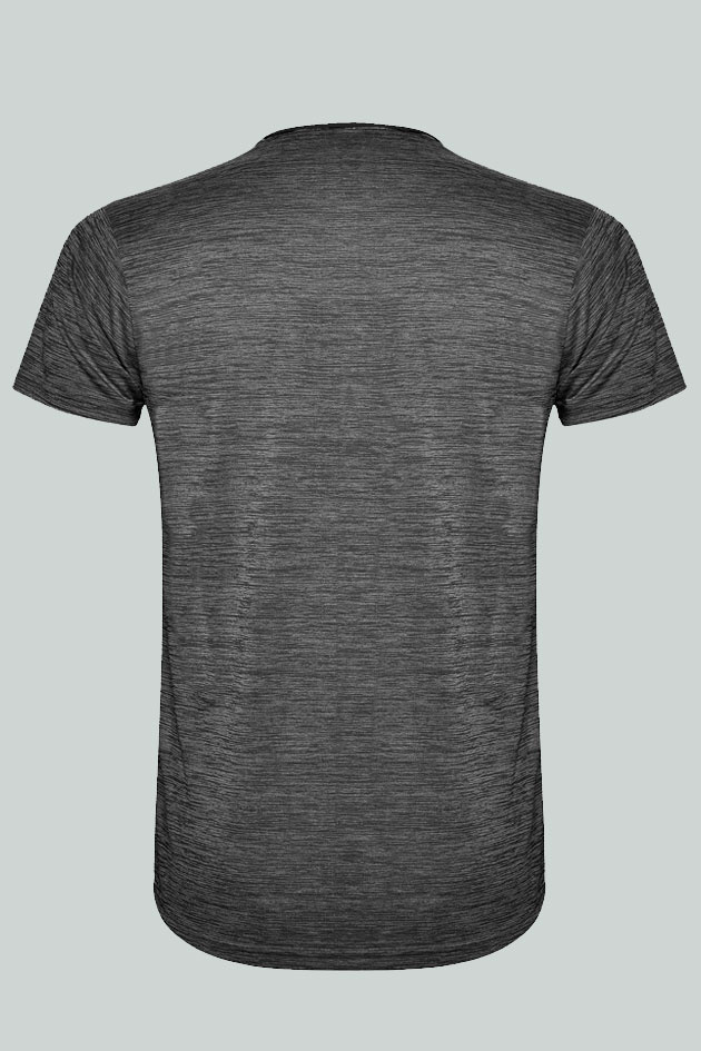 Tech T-shirt Men Heather Black - Image 3