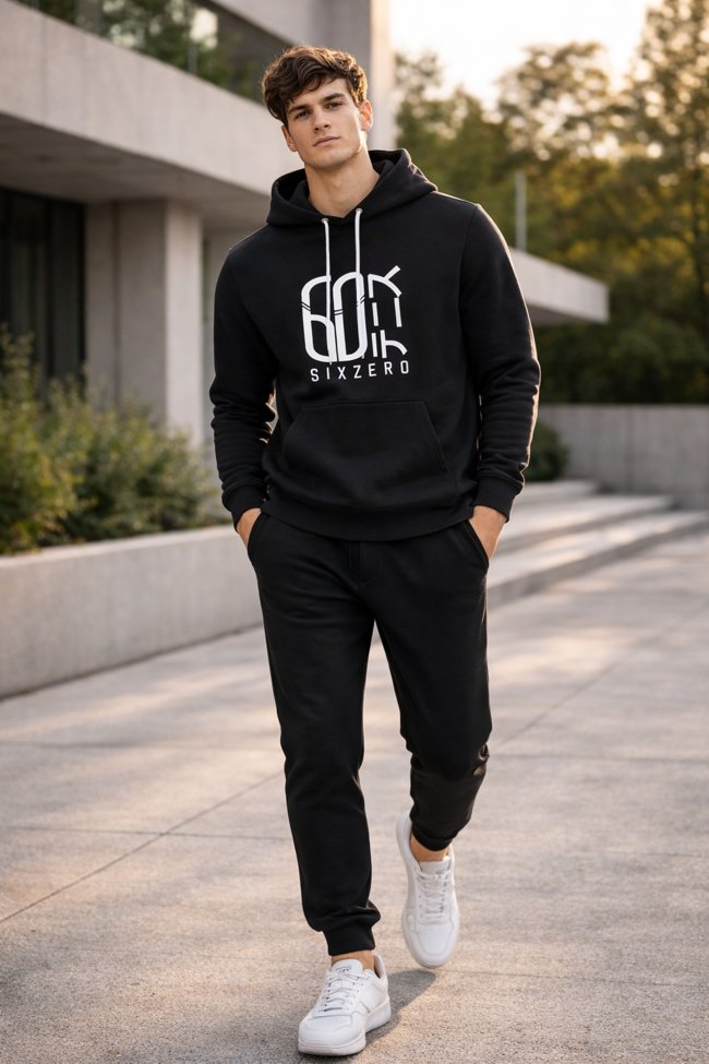 japan_black_hoodie Hoodie Sixzero Japan Logo Men - Image 1