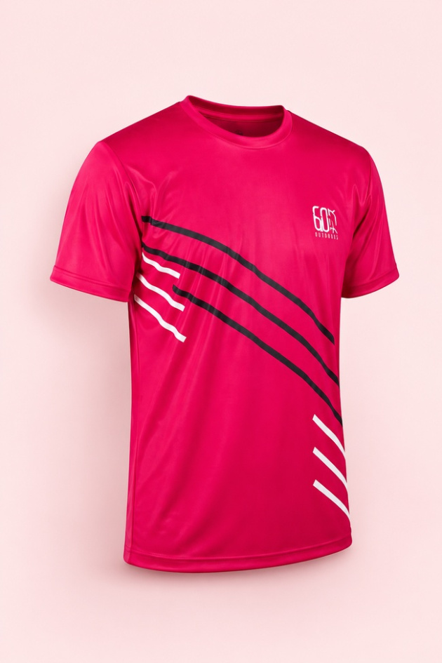 T-Shirt Coolmax Retro Lines - Image 3