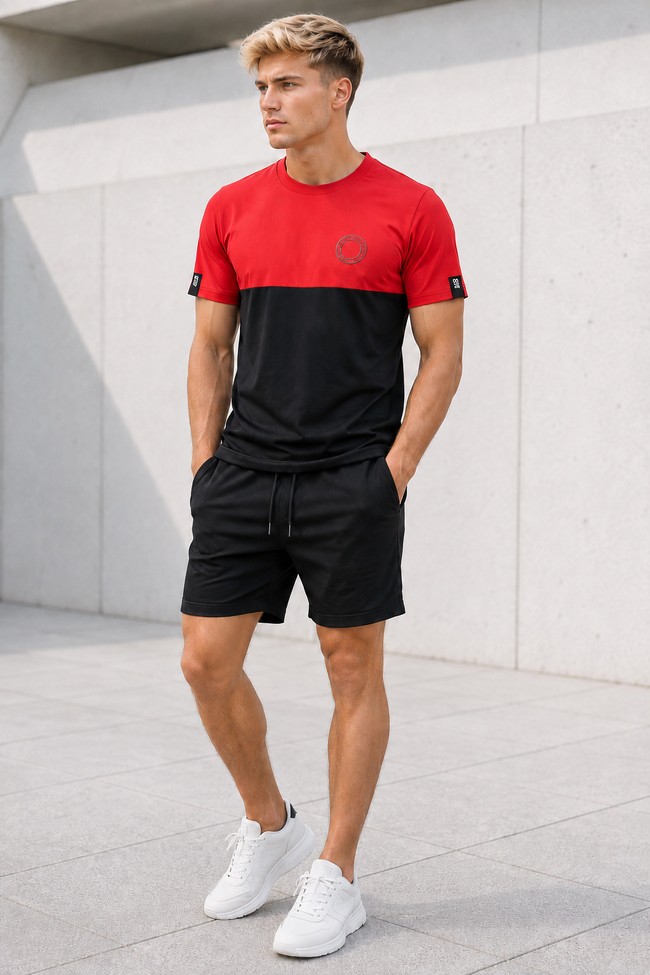 red_black_sXZR T-shirt Coolmax SXZR DarkBlaze - Image 1