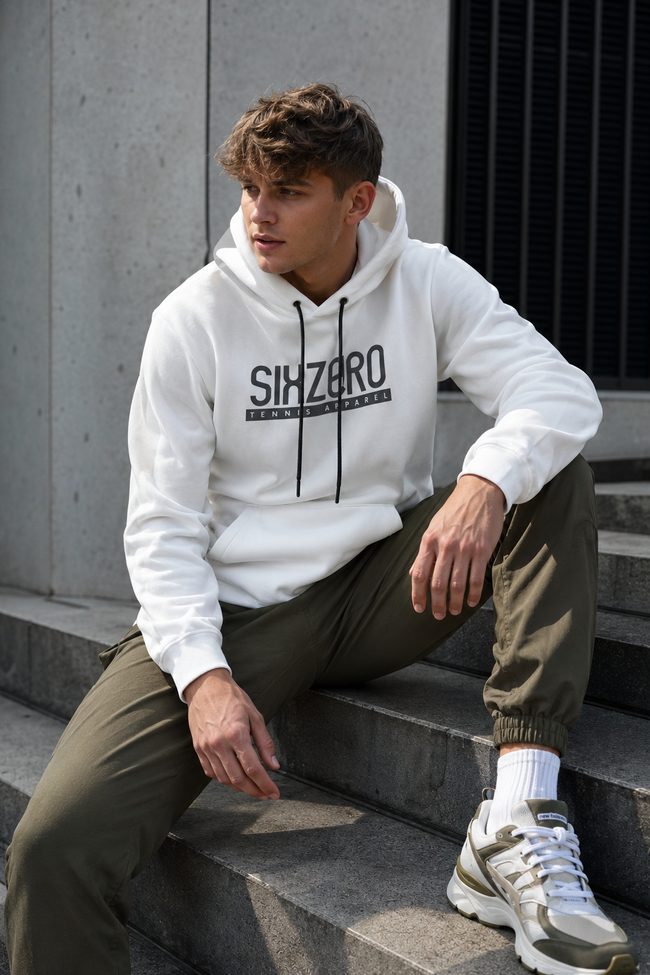 street_hoodie_grafite Hoodie Sixzero Grafite White - Image 1