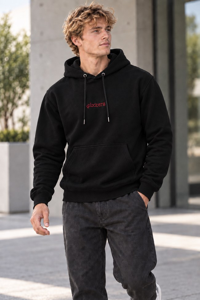 black-sixzero-hoodie-arab Hoodie Sixzero Arab Men - Image 1