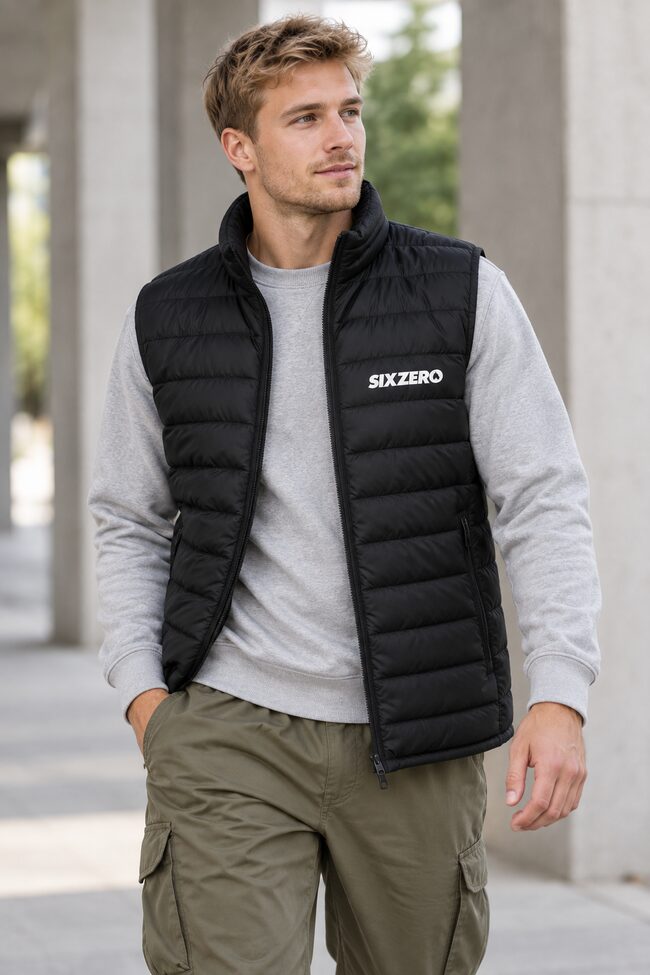 mens_black_vest_olive_front_650x975 Sixzero Vest Men - Image 1